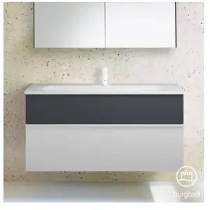 Burgbad Fiumo Vasque avec meuble bas, 2 tiroirs, SFXL122F3956FOT56C0001G0 pas cher