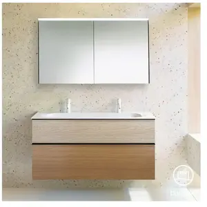 Burgbad Fiumo Vasque avec meuble sous-vasque, avec armoire de toilette, SFXW122F3960FOT45C0001G0 pas cher