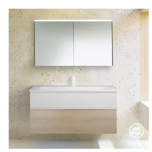 Burgbad Fiumo Vasque avec meuble bas et armoire de toilette, SFXV122F3959FOT2C0001G02 pas cher