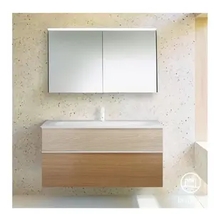 Burgbad Fiumo Vasque avec meuble bas et armoire de toilette, SFXV122F3960FOT45C0001G0 pas cher
