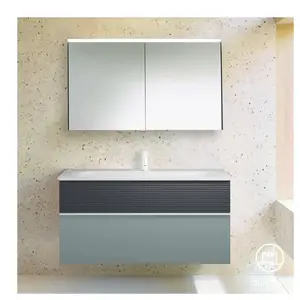 Burgbad Fiumo Vasque avec meuble bas et armoire de toilette, SFXV122F3957FOT56C0001G0 pas cher