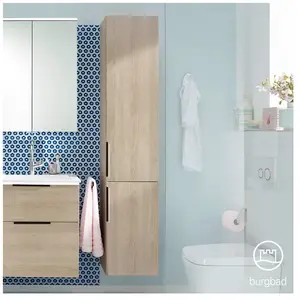 Burgbad Eqio Colonne, 2 portes, HSBA035RF3180G0200, pas cher