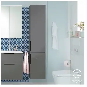 Burgbad Eqio Colonne, 2 portes, HSBA035RF2010G0200, pas cher