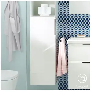 Burgbad Eqio Demi-colonne, 1 porte, UH3525LF2009G0200, pas cher