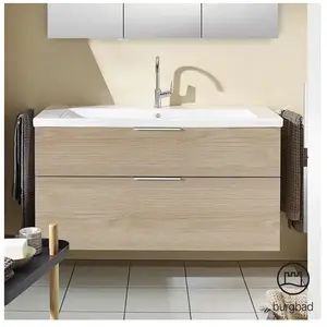 Burgbad Eqio Vasque en céramique avec meuble bas, 2 tiroirs, SEYQ123F3... pas cher