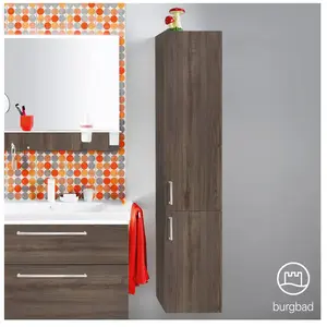 Burgbad Eqio Colonne, 2 portes, HSBA035RF2012P95, pas cher