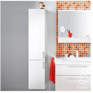 Burgbad Eqio Colonne, 2 portes, HSBA035LF2009P95, pas cher