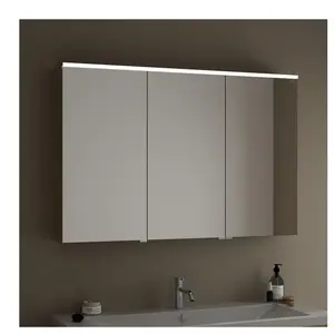 Burgbad - Armoire de toilette Eqio avec éclairage led à poser, 3Vendu parreuter