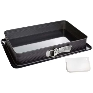 Comparateur de prix : Zenker 7022 Deluxe Moule à charnière rectangulaire avec plateau amovib...