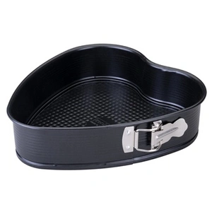 Zenker 6562 Moule à Charnière Coeur Noir Acier 24 x 28 x 7 cm pas cher