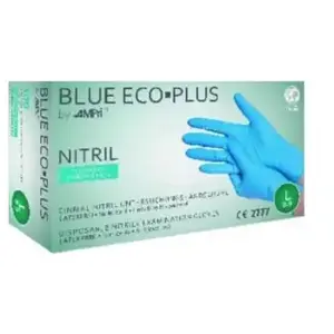 AMPRI Gants à usage unique en nitrile. BLUE ECO PLUS. Non poudré. Taille S pas cher