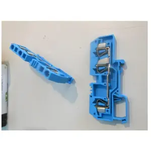 Wago Bloc de jonction de passage 3 conducteurs pour fil 6mm² bleu 800V 40A ... pas cher