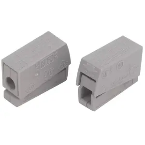 Comparateur de prix : WAGO Borne pour Luminaires, 2,5 mm, 105°, Gris
