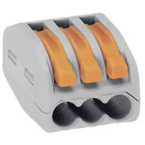 Comparateur de prix : Borne de connexion - WAGO - 222-413 - 3 pôles - 32 A - 50 pièces - Intérieur