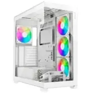 Comparateur de prix : Xilence Nom : Boitier Moyen Tour ATX Gleam RGB avec panneaux vitrés (Blanc)