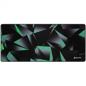 Sharkoon SKILLER SGP30 Tapis de souris de jeu Noir, Vert, Gris