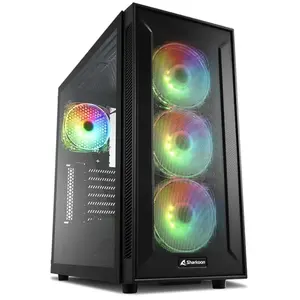 Sharkoon Boîtier ATX semi-tour 4044951032136 Noir TU