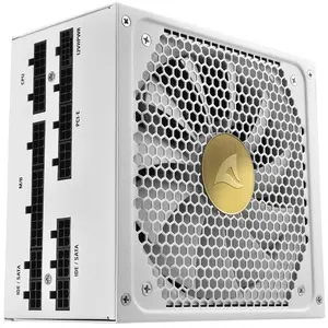 Sharkoon Rebel P30 Gold White, 1000 W, ATX 3.0, entièrement modulaire