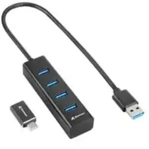 Sharkoon 4 Ports USB 3.2 GEN 1 Hub en Aluminium