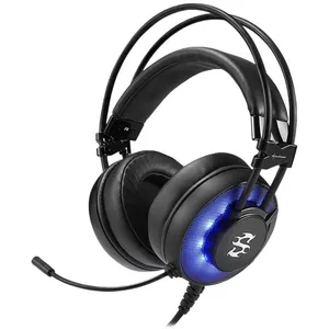 Sharkoon Skiller SGH2 Gaming - Casque Audio Stéréo PC Gamer, Noir pas cher