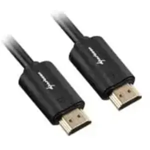 Sharkoon - Câble HDMI avec Ethernet - HDMI mâle pour HDMI mâle - 2 m - blindé - noir - support 4K