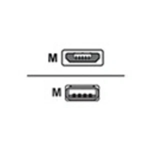 Sharkoon - Câble USB - Micro-USB de type B (M) pour USB (M) - USB 2.0 - 1 m - noir pas cher