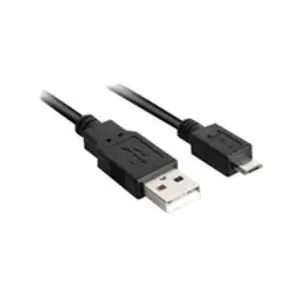 Sharkoon 3m, USB2.0-A/USB2.0 Micro-B câble USB USB A Micro-USB B Noir pas cher