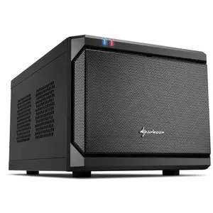 Comparateur de prix : Sharkoon Sharkoon QB ONE - Tour - ITX - pas d'alimentation - noir - USB/Audio
