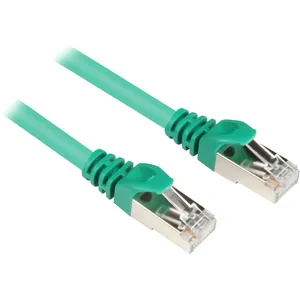 Sharkoon 4044951014873 câble de réseau Vert 5 m Cat6 S/FTP (S-STP) pas cher