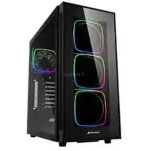 Sharkoon Boîtier ATX semi-tour 4044951028221 Noir TU pas cher