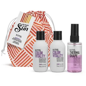 Comparateur de prix : KMS Color Vitality Travel Pack kit voyage pour protéger les cheveux co...