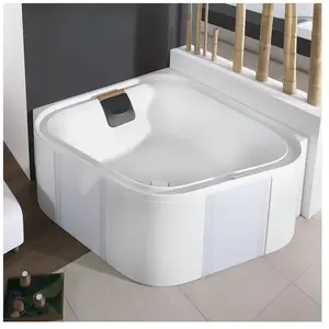 Hoesch ERGO Baignoire d’angle, avec tablier, 6443.010305550,