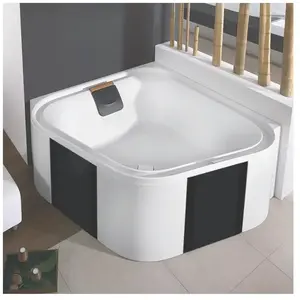 Hoesch ERGO Baignoire d’angle, avec tablier, 6443.010305552,