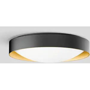 BEGA Studio Line plafonnier Ø36cm noir/laitonVendu parluminaire
