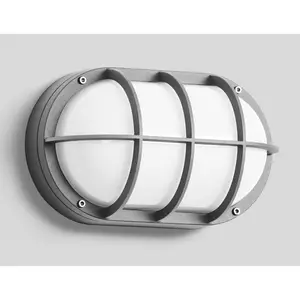 BEGA 22835 Applique d'extérieur LED E27 30x18cm argentVendu parluminaire