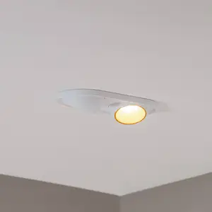 BEGA Spot encastrable LED Studio Line, blanc/laiton, à 2 lampes.Vendu parluminaire