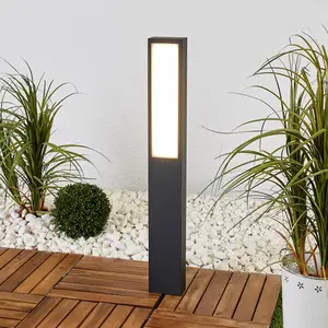 BEGA 77246K3 borne angulaire graphite 3000K 1 côtéVendu parluminaire
