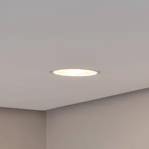 BEGA Spot LED encastré au plafond Studio Line, blanc/alu, fonte d'alum...Vendu parluminaire