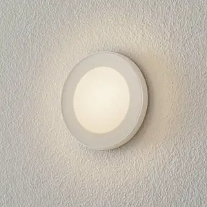 BEGA Accenta applique ronde anneau blanc 160lmVendu parluminaire