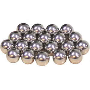 MFH Lot de 200 billes en acier pour lance-pierre env. 10 mm