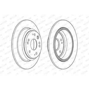 FERODO Disques de frein pour HONDA: Accord (Ref: DDF1894C) pas cher
