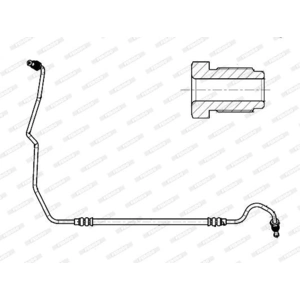 FERODO Flexible de frein pour RENAULT: Scénic, Mégane, Fluence (Ref: FHY3354) pas cher