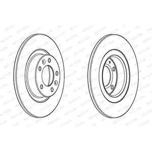 FERODO Disques de frein pour PEUGEOT: 508 (Ref: DDF2297C)