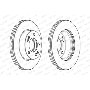 2 Disques De Frein Ferodo Ddf1810c pas cher