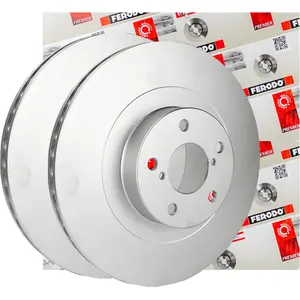 Disque de frein FERODO DDF1887C arrière, ventilé, 2 pièce pas cher