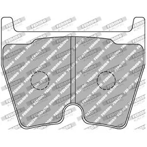 FERODO RACING FCP1664W Jeu de plaquettes de frein DS1.11