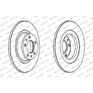 FERODO Disques de frein pour PEUGEOT: 407 (Ref: DDF1744) pas cher