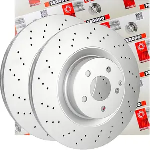 Disque de frein FERODO DDF552C arrière, plein, 2 pièce pas cher
