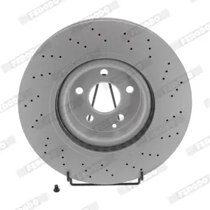 Disque de frein FERODO DDF1639C-1 avant, ventilé, perforé, 1 pièce pas cher