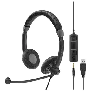 Sennheiser EPOS SC 75 USB MS - Culture Plus Mobile - micro-casque - sur-oreille - filaire - noir pas cher